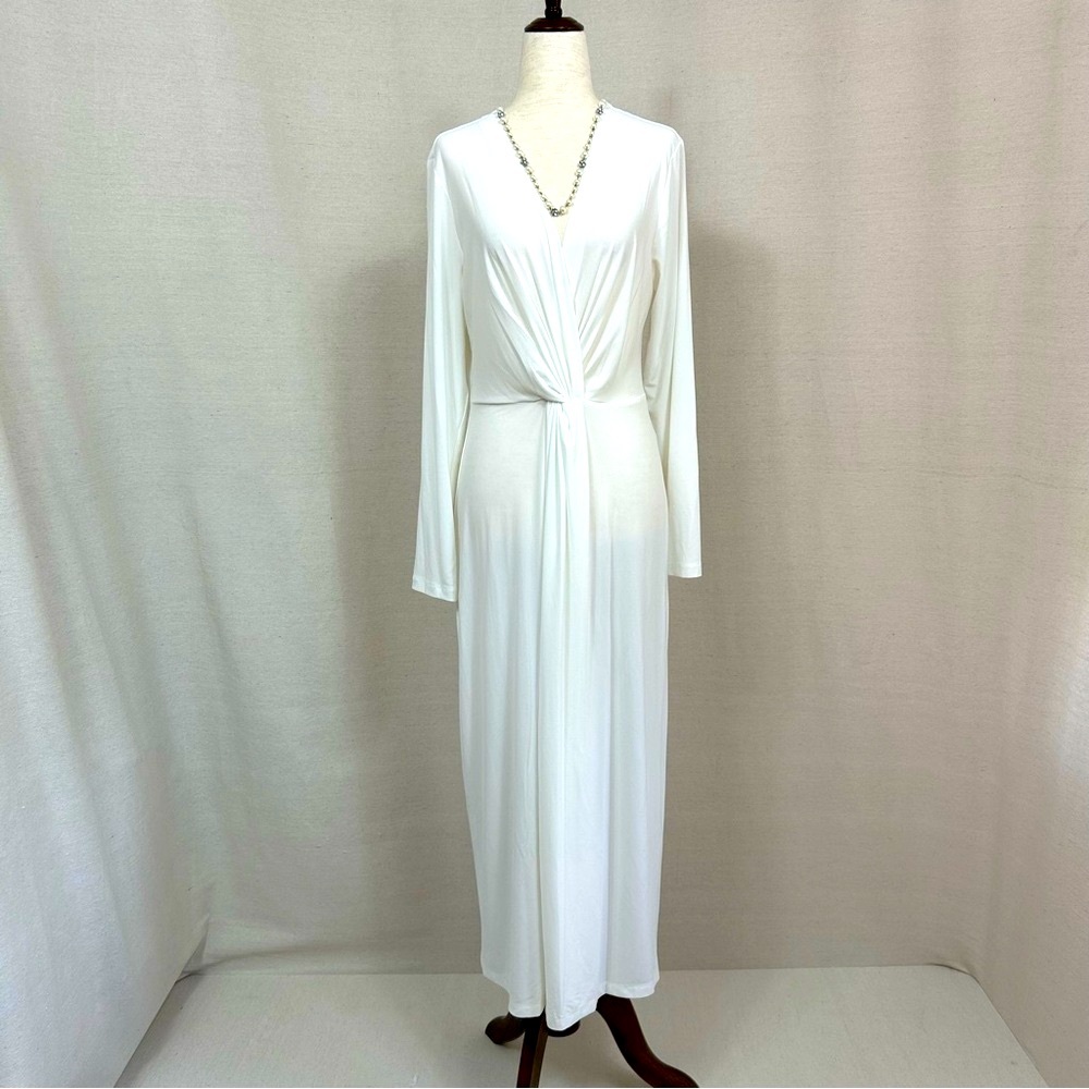 Emma & Michele Ivory Long Sleeve Dress